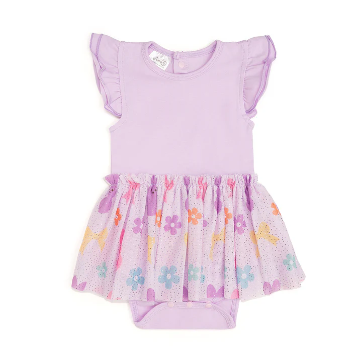 Sweet Wink Coquette Easter Bunny Short Sleeve Tutu Bodysuit