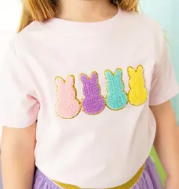Sweet Wink Easter Peeps Patch Short Sleeve T-Shirt Ballet