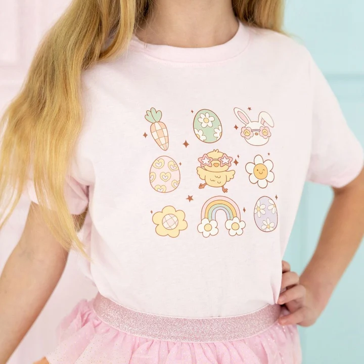 Sweet Wink Groovy Chick Easter Short Sleeve T-Shirt Ballet