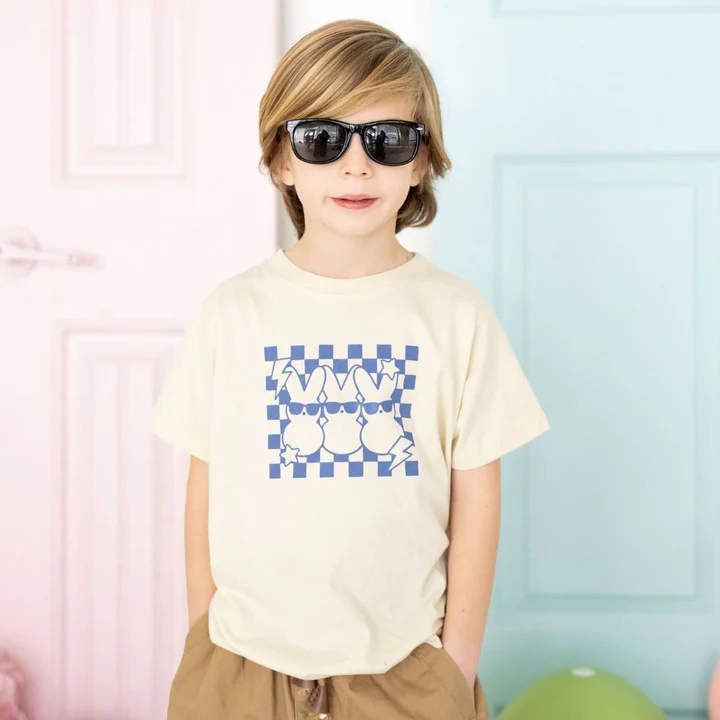 Sweet Wink Peeps Squad Easter Short Sleeve T-Shirt Natural