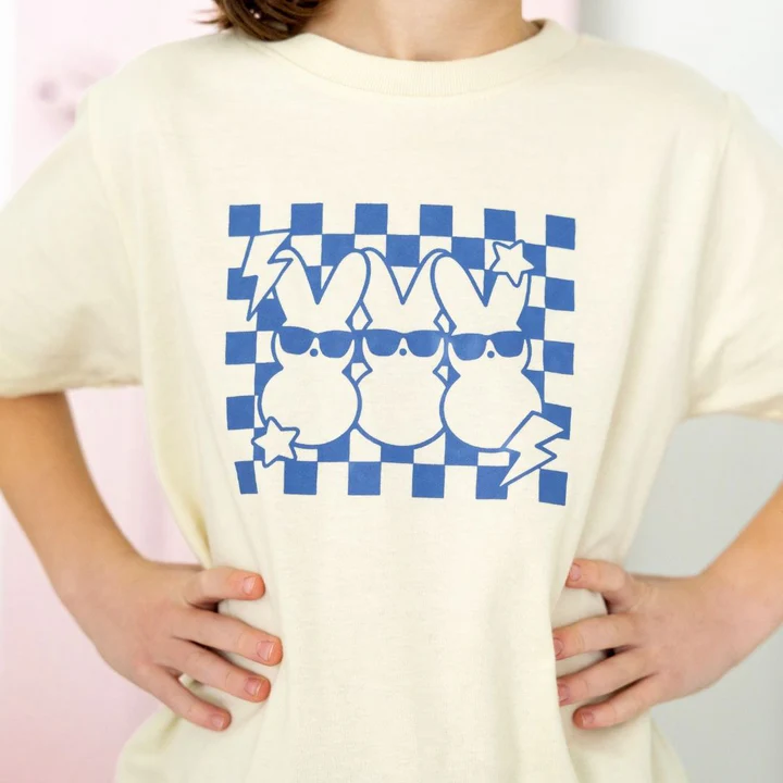 Sweet Wink Peeps Squad Easter Short Sleeve T-Shirt Natural