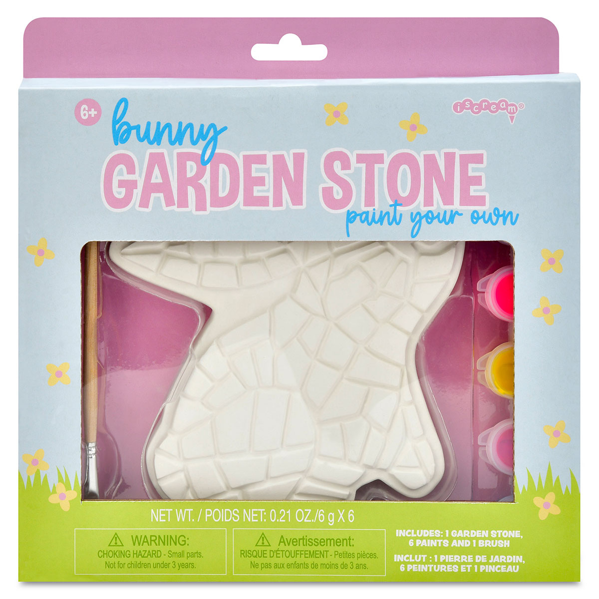 iscream Paint Your Own Bunny Garden Stone