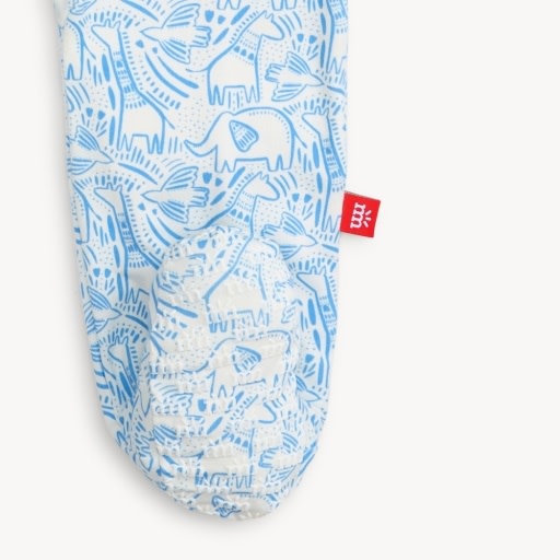 Magnetic  Me Blue Herds of a Feather Modal Footie