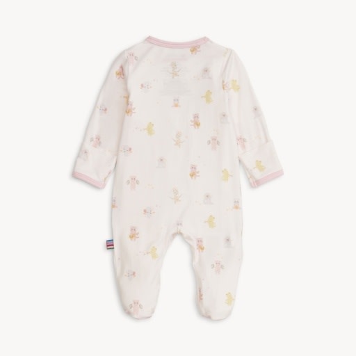 Magnetic  Me Pink Baby Beats Modal Footie