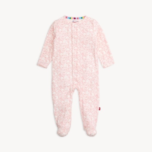 Magnetic  Me  Pink Herds of a Feather Modal Footie