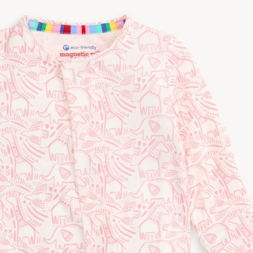 Magnetic  Me  Pink Herds of a Feather Modal Footie