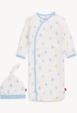 Magnetic  Me Blue Baby Beats Modal Gown & Hat Set