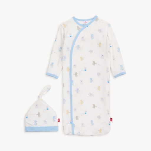 Magnetic  Me Blue Baby Beats Modal Gown & Hat Set