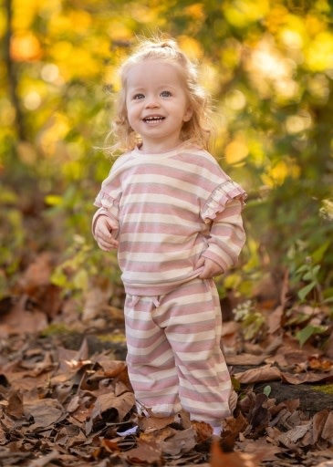Mabel and Honey | Isobella and Chloe  Candy Stripe 2 PC Set