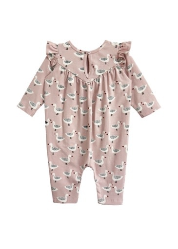 Mabel and Honey | Isobella and Chloe Ducky in Pink Romper
