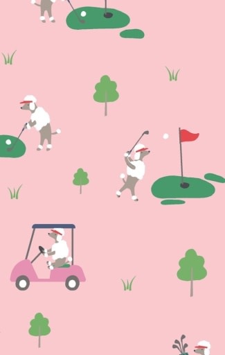 Angel Dear S/S Loungewear Set Pink Dog Gone Golf