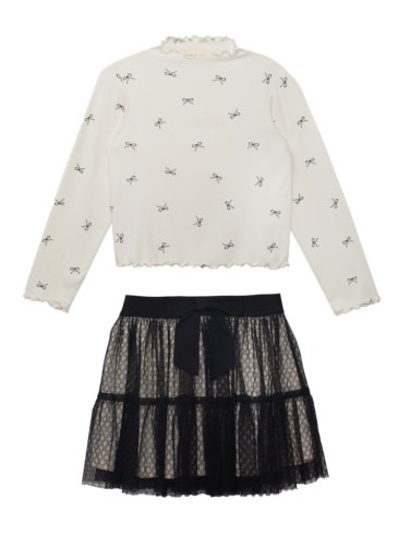 Mabel and Honey | Isobella and Chloe  Bow Chic 2PC Set