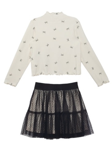 Mabel and Honey | Isobella and Chloe  Bow Chic 2PC Set