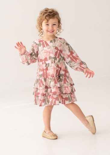 Mabel and Honey | Isobella and Chloe Bow-tiful Dress