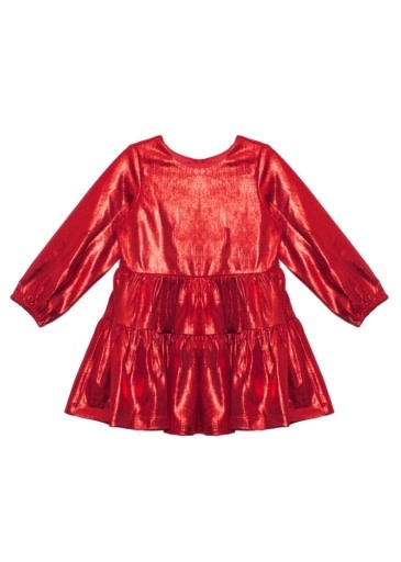 Mabel and Honey | Isobella and Chloe Ruby Red Dress