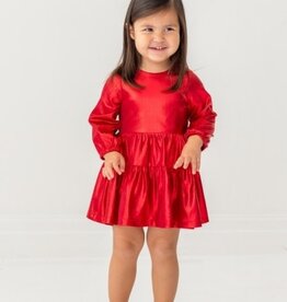 Mabel and Honey | Isobella and Chloe Ruby Red Dress