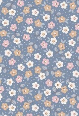 Angel Dear 2 Way Zipper Ruffle Back Footie Country Calico