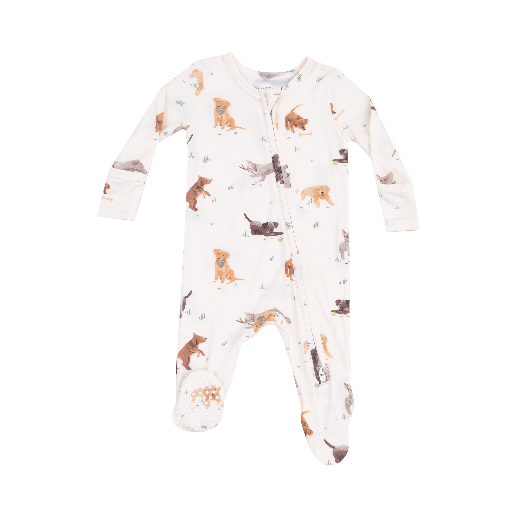 Angel Dear Watercolor Puppies 2 Way Zipper Footie