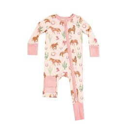 Angel Dear Western Horses 2 Way Zipper Romper