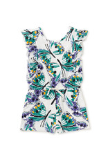 Tea Collection Flutter Sleeve Romper Carnival Butterfly