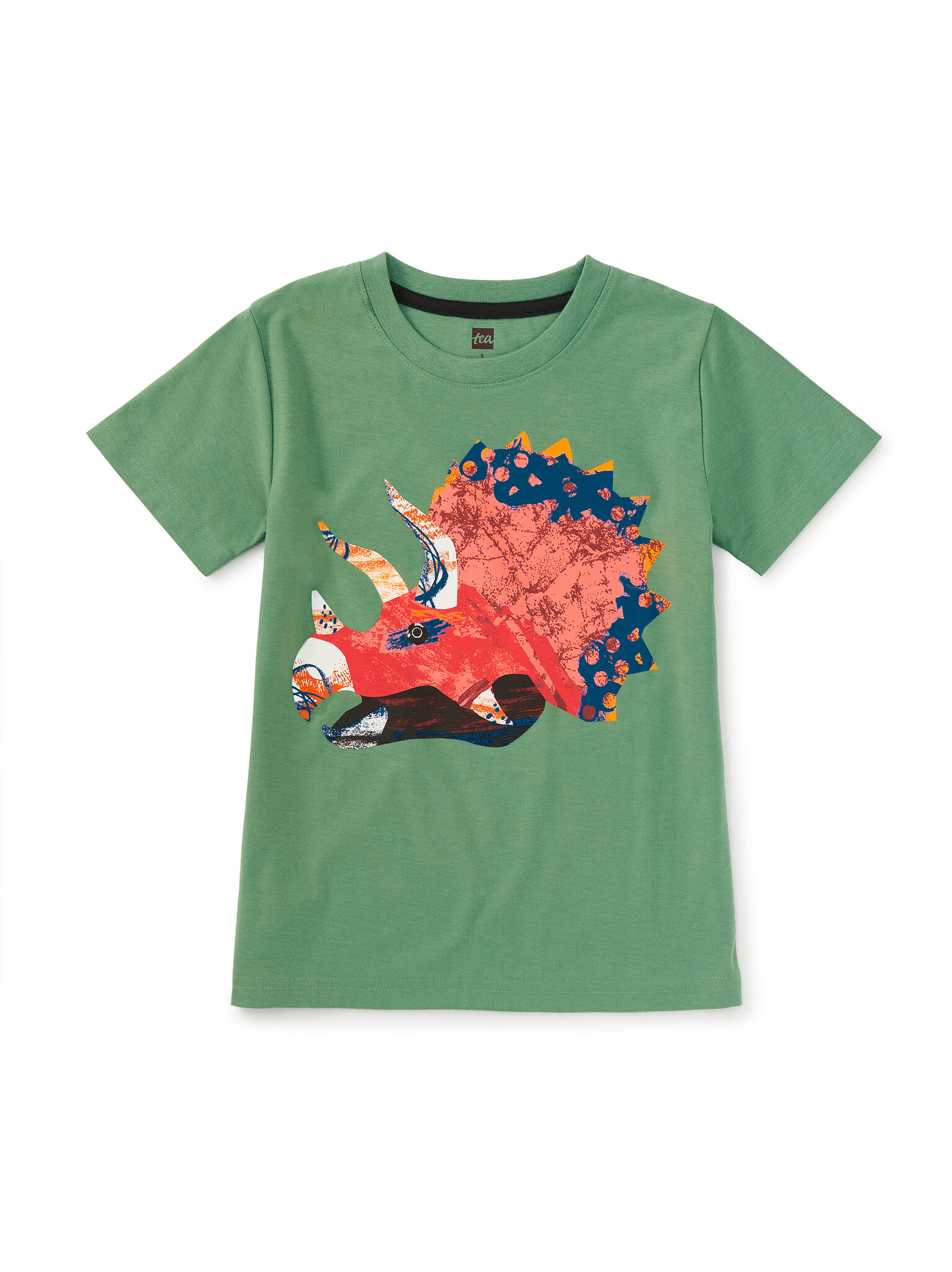 Tea Collection Triceratops Graphic Tee Thyme