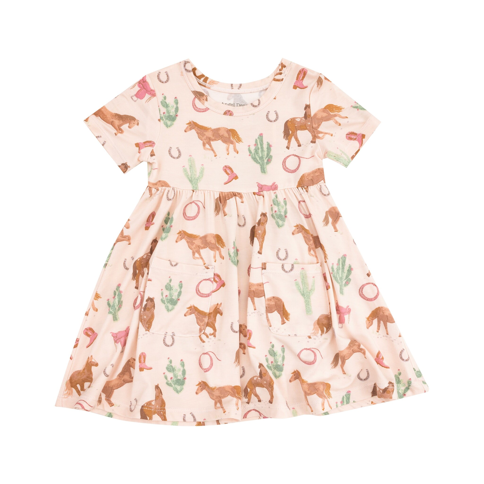 Angel Dear Western Horses S/S Twirly Dress