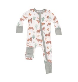 Angel Dear Western Horses Uni 2 Way Zipper Romper