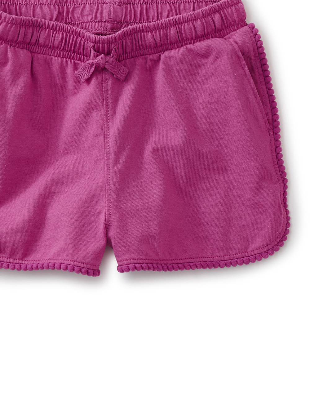 Tea Collection Pom-Pom Gym Shorts Mulberry