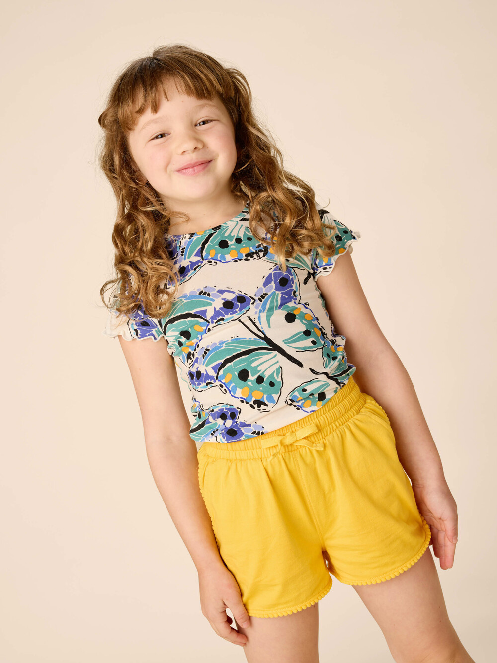 Tea Collection Pom-Pom Gym Shorts Del Sol