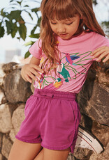 Tea Collection Tropical Birds Graphic Tee Sachet Pink