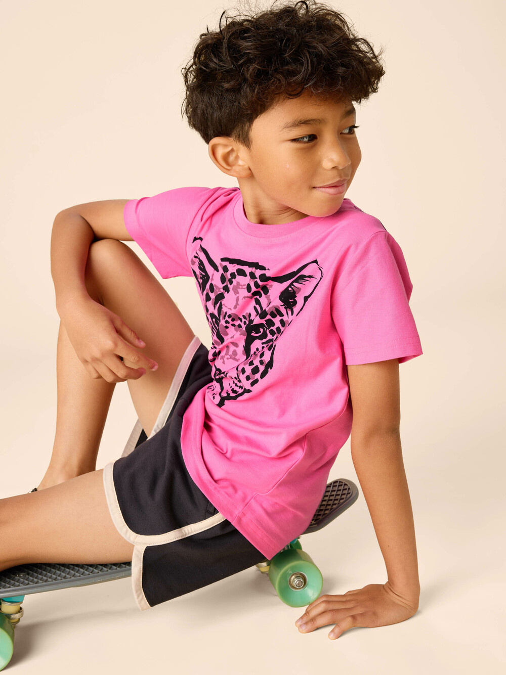 Tea Collection Sporty Ringer Shorts Pepper