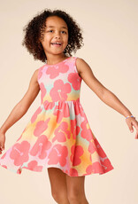 Tea Collection Sleeveless Ballet Dress Rainbow Hibiscus