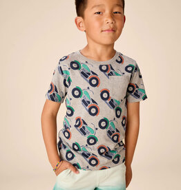 Tea Collection Printed Pocket Tee Motocicleta