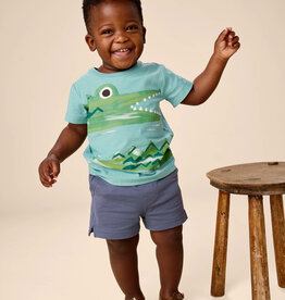 Tea Collection Baby Caiman Graphic Tee Patina