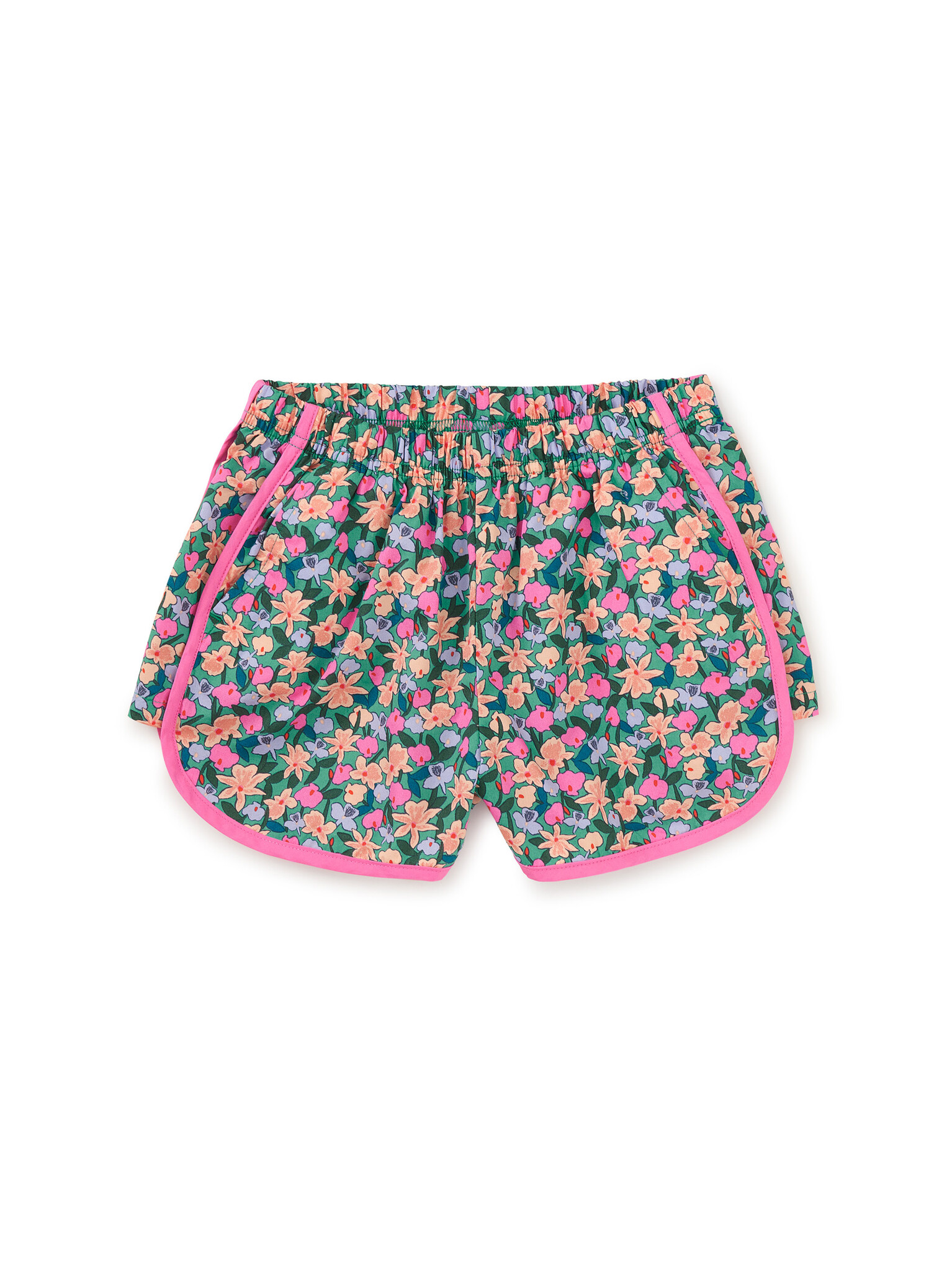 Tea Collection Woven Dolphin Shorts Orchid Ditsy