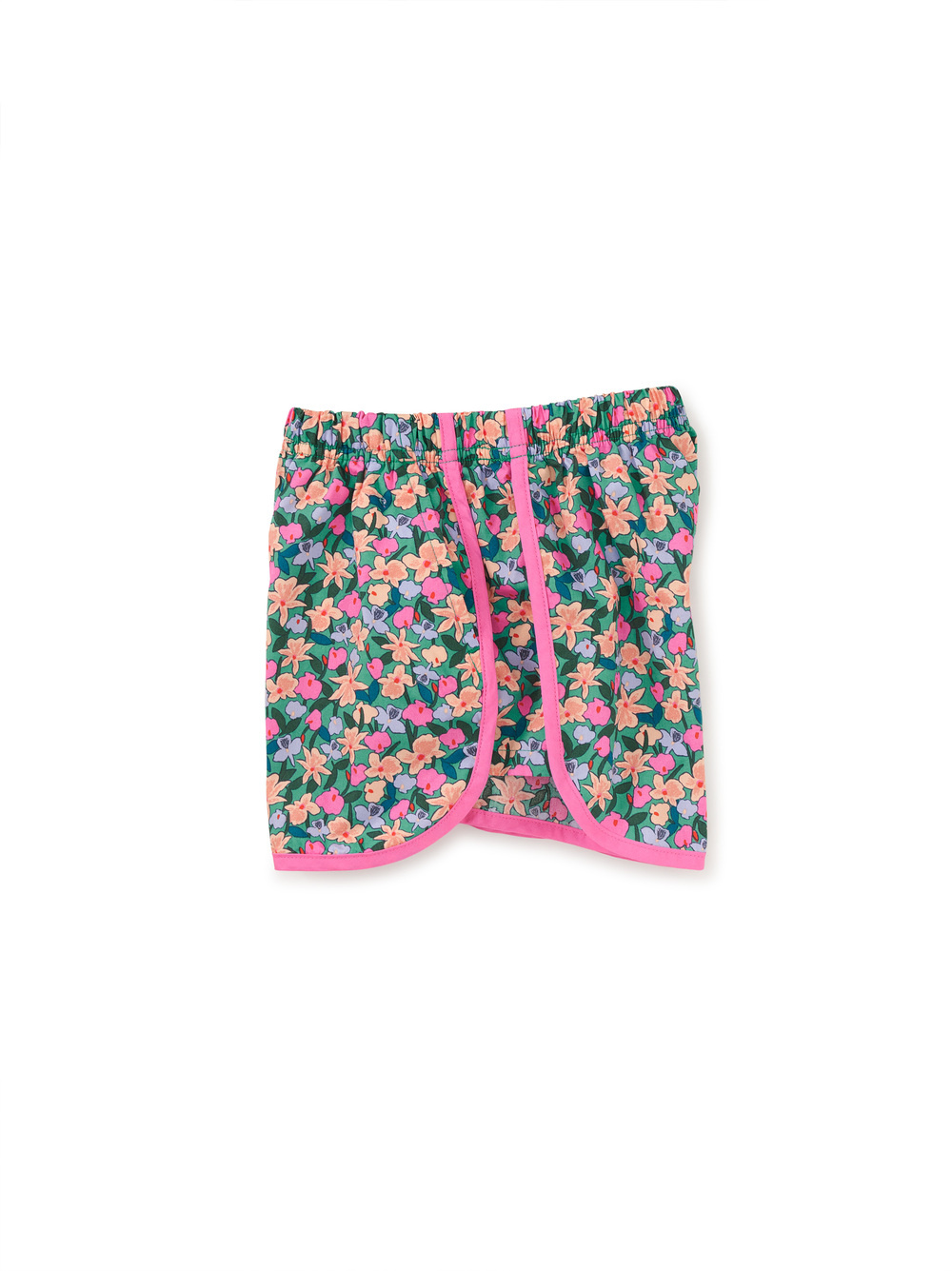 Tea Collection Woven Dolphin Shorts Orchid Ditsy