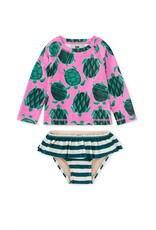 Tea Collection Rash Guard Baby Swimsuit Tiled Turtles