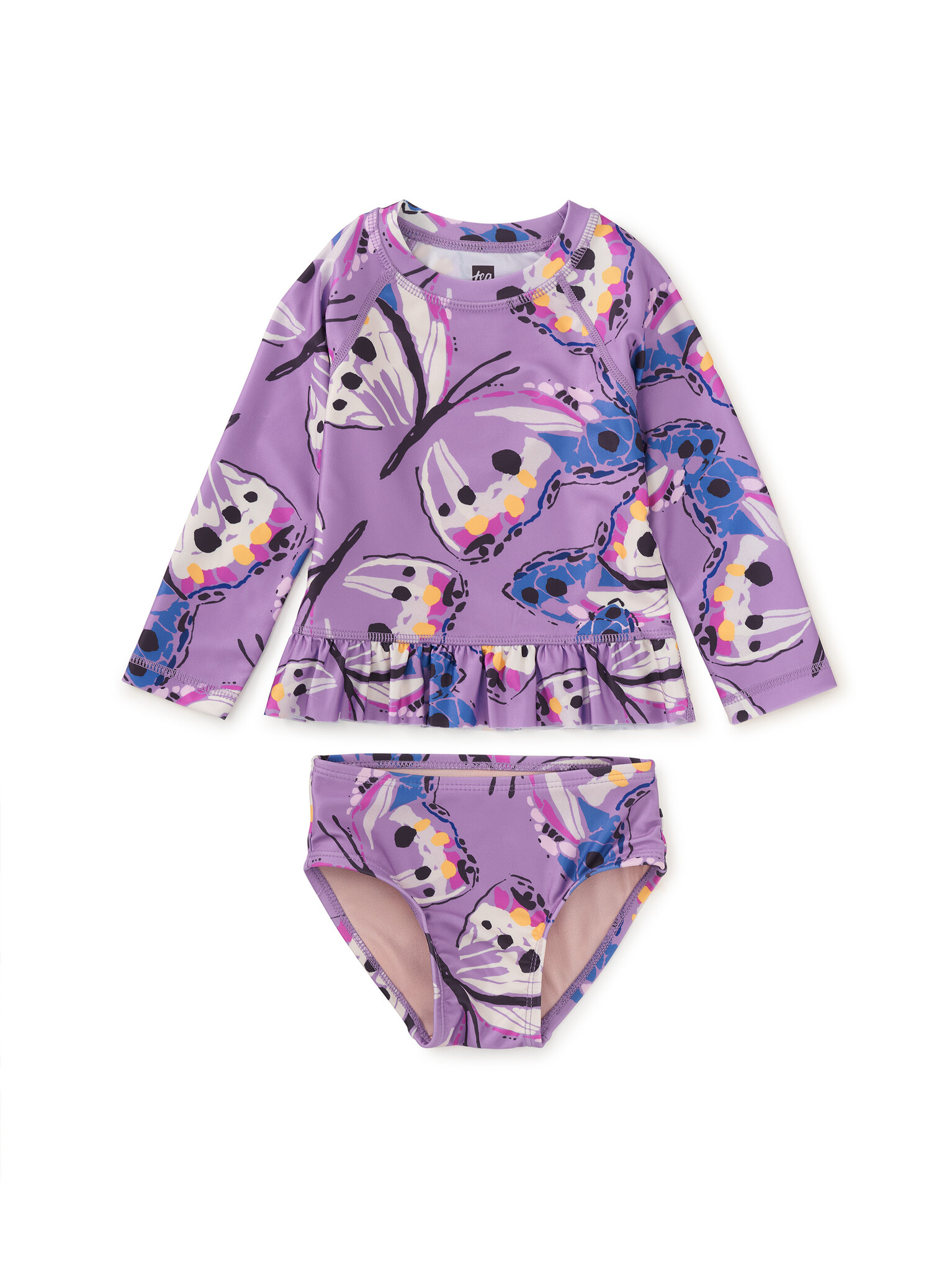 Tea Collection Rash Guard Baby Swim Set Carnival Butterfly