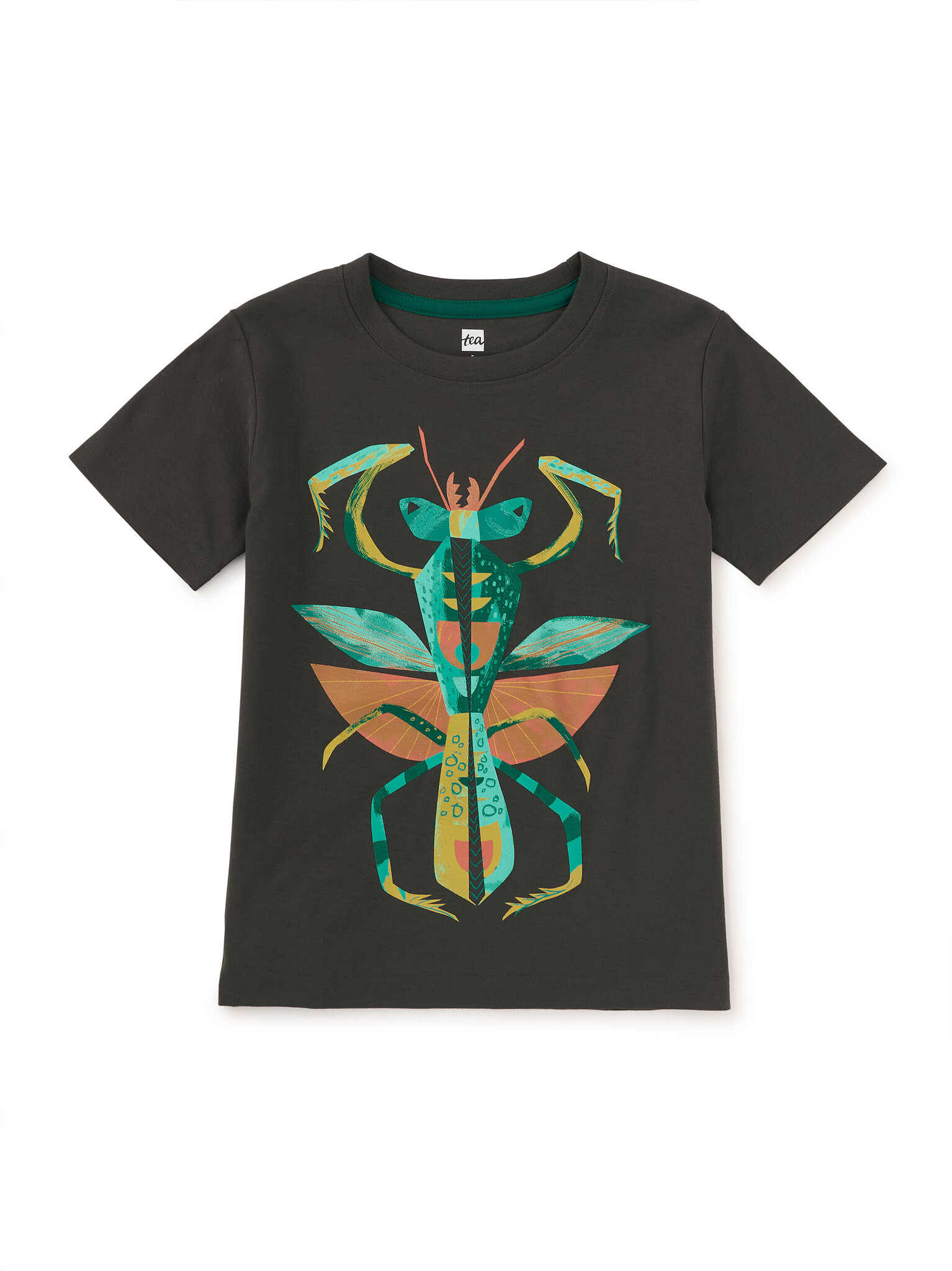 Tea Collection Mantis Graphic Tee Iron