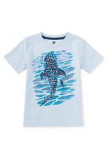 Tea Collection Whale and Scuba Graphic Tee Vista Blue