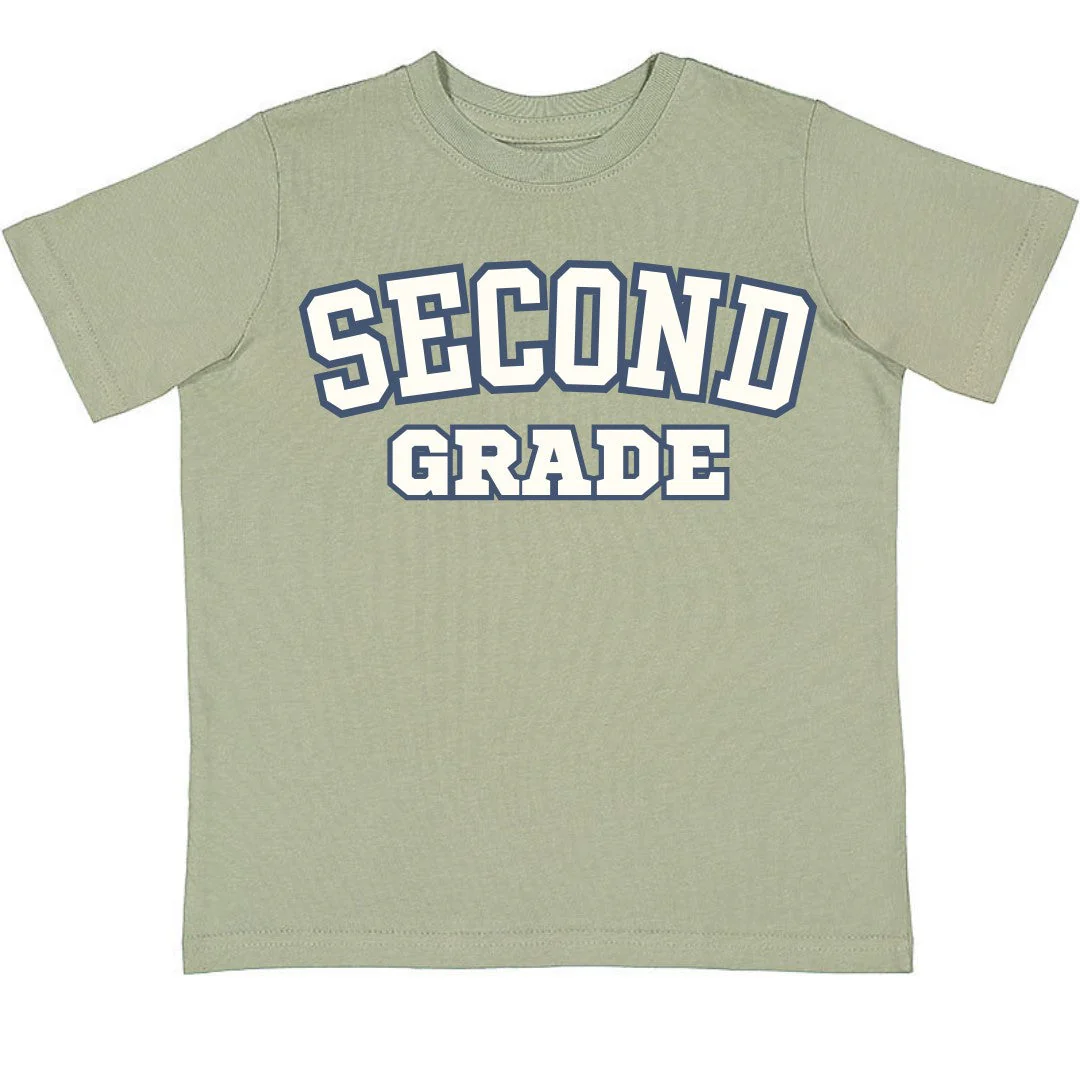 Sweet Wink Second Grade Varsity Short Sleeve T-Shirt