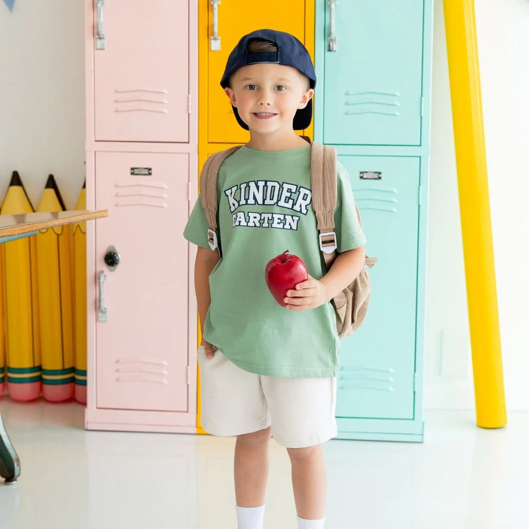 Sweet Wink Kindergarten Varsity Short Sleeve T-Shirt