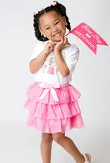 Sweet Wink Raspberry Bow Tiered Tutu