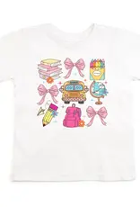 Sweet Wink Coquette School Doodle Short Sleeve T-Shirt