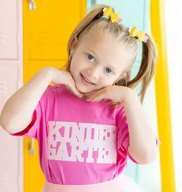 Sweet Wink Kindergarten Sequin Patch Short Sleeve T-Shirt