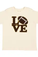 Sweet Wink Football Love Patch Short Sleeve T-Shirt