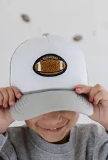 Sweet Wink Football Patch Trucker Hat Gray/White