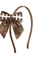 Sweet Wink Football Bow Headband (Hard Band)