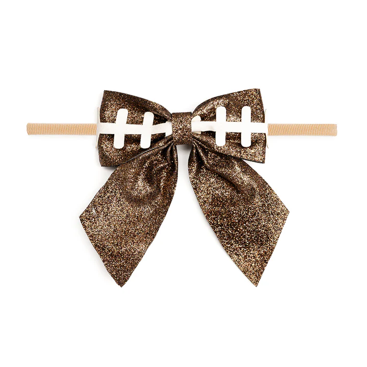 Sweet Wink Football Bow Baby Headband