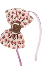 Sweet Wink Football Cutie Tulle Bow Headband (Hard Band)